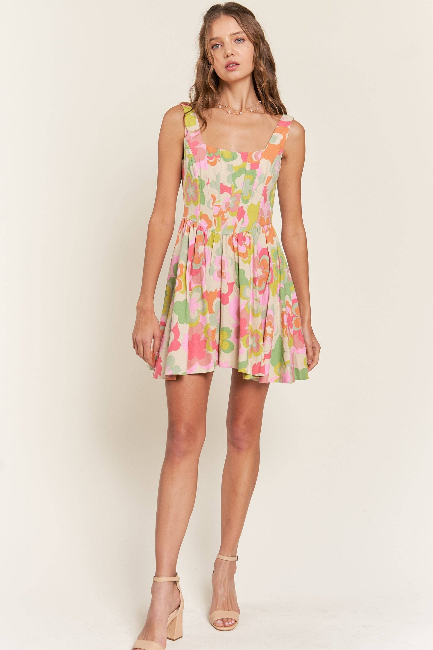 Flirty Florals Mini Dress