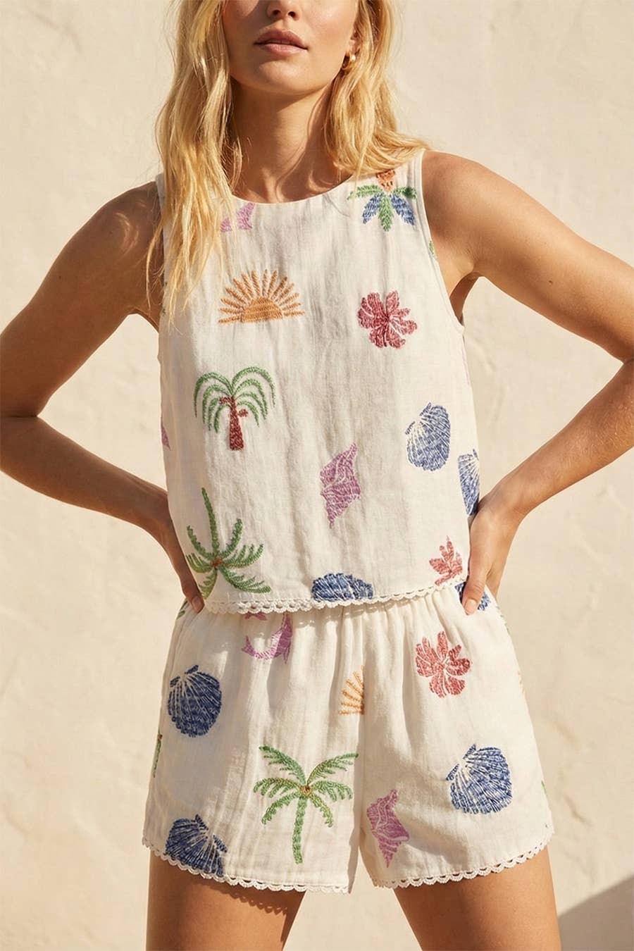 Seaside Two Piece Short Set