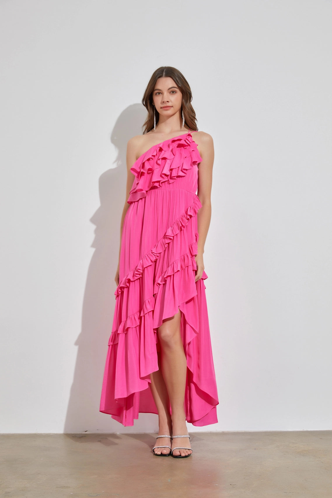 Dolled Up Ruffle Maxi Dress