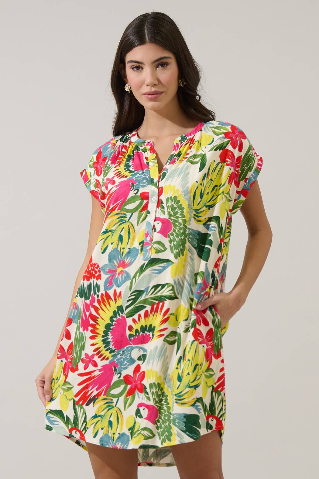 Paradiso Shift Mini Dress
