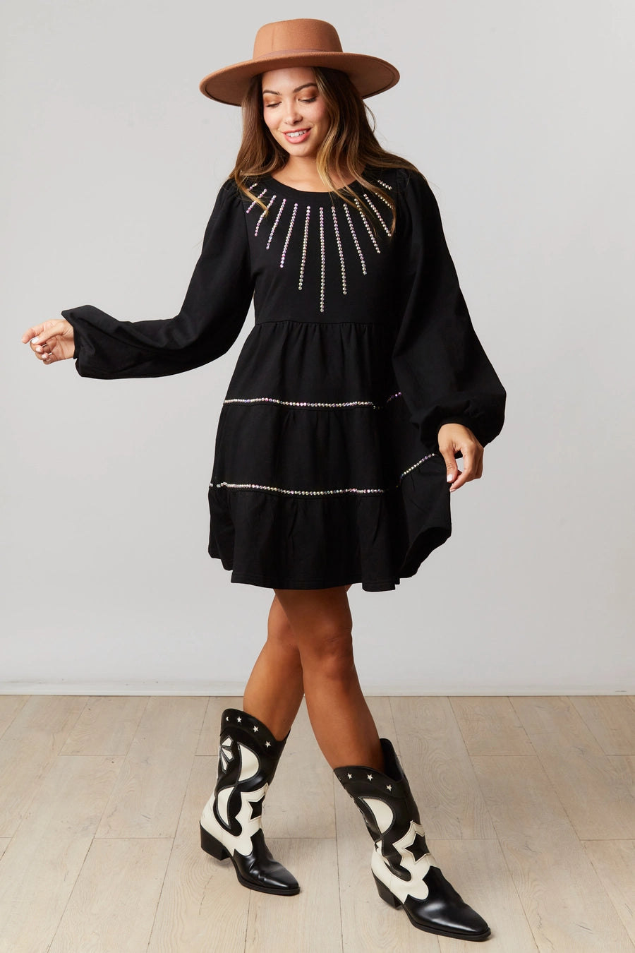 Starlight Long Sleeve Dress