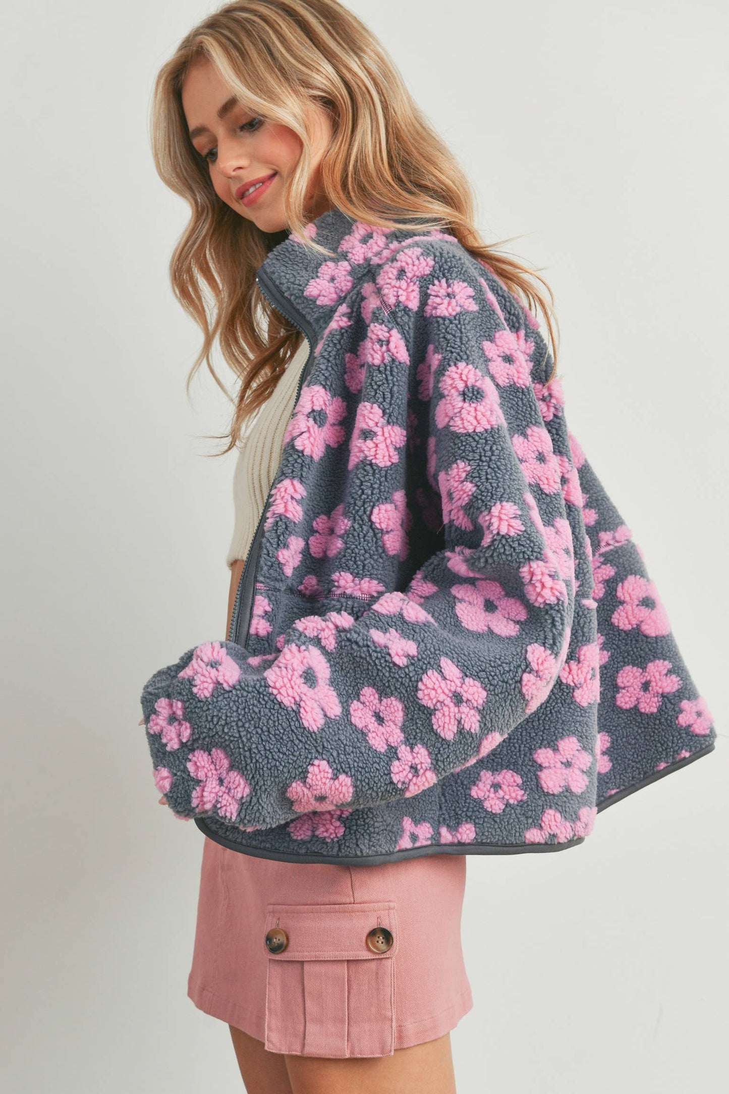 Daisy Fleece Sherpa Jacket