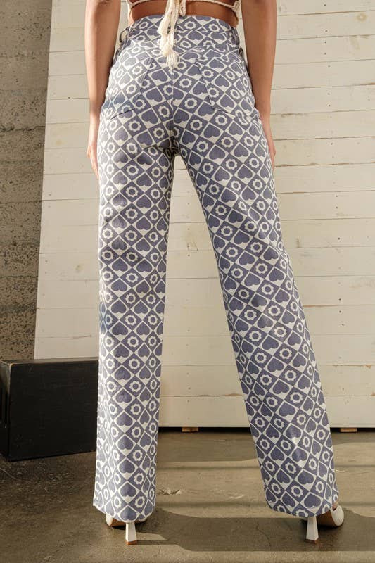 Remi Heart Check Pants