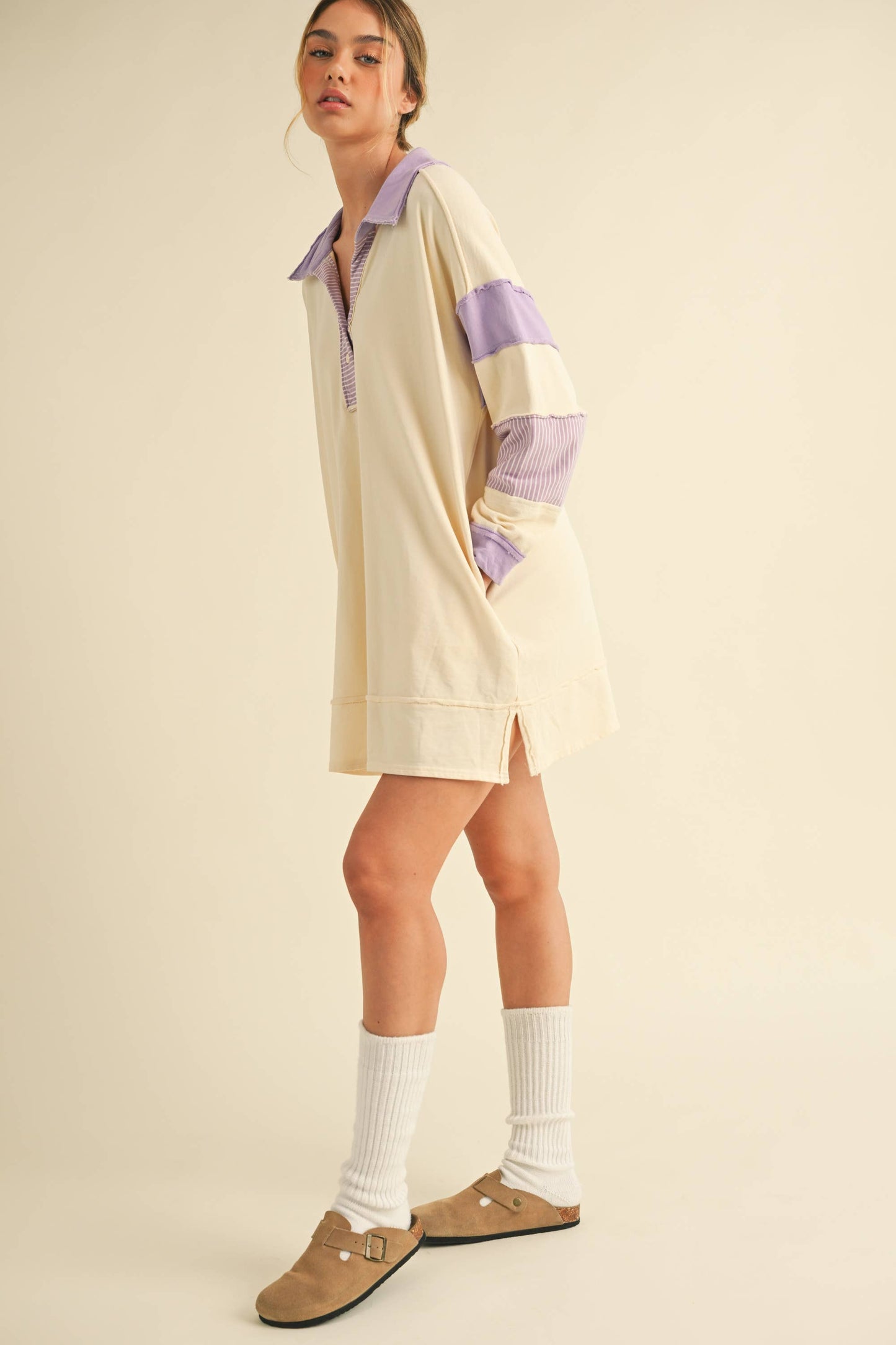 Lavender Haze Pullover Dress