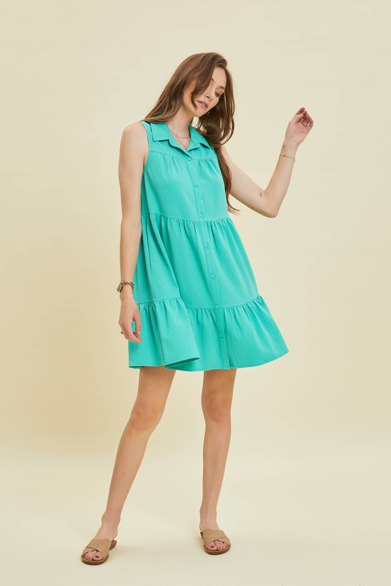 In the Breeze Button Down Dress