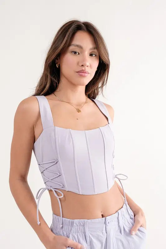 Oakley Lavender Corset Top