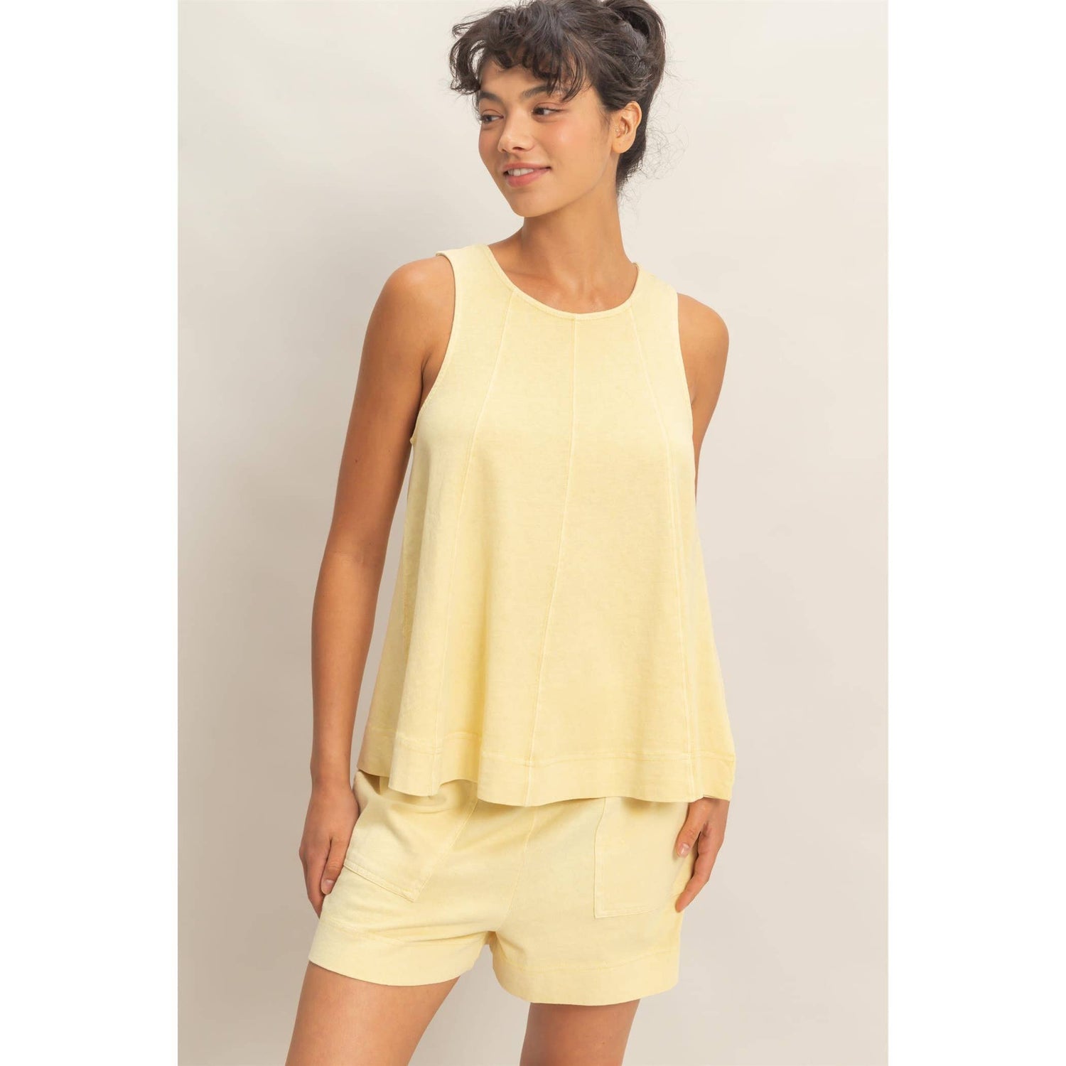 Sleeveless Top & Shorts Set