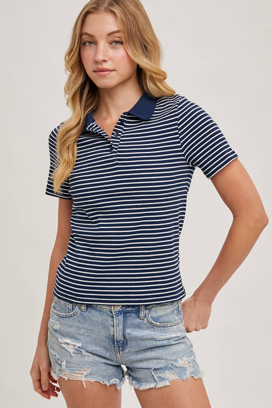Stripe Polo Shirt
