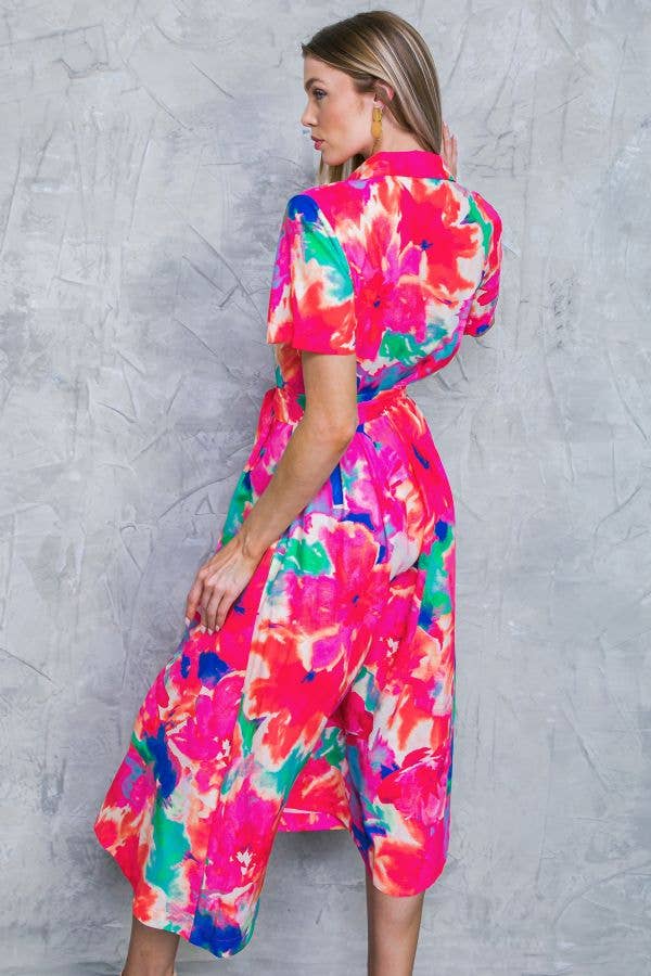 Escape to Paradise Midi Dress