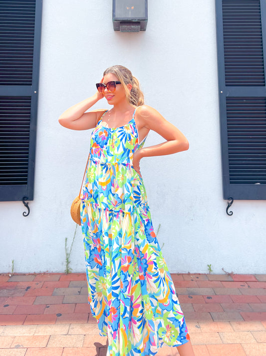 Paradise Found Midi Dress