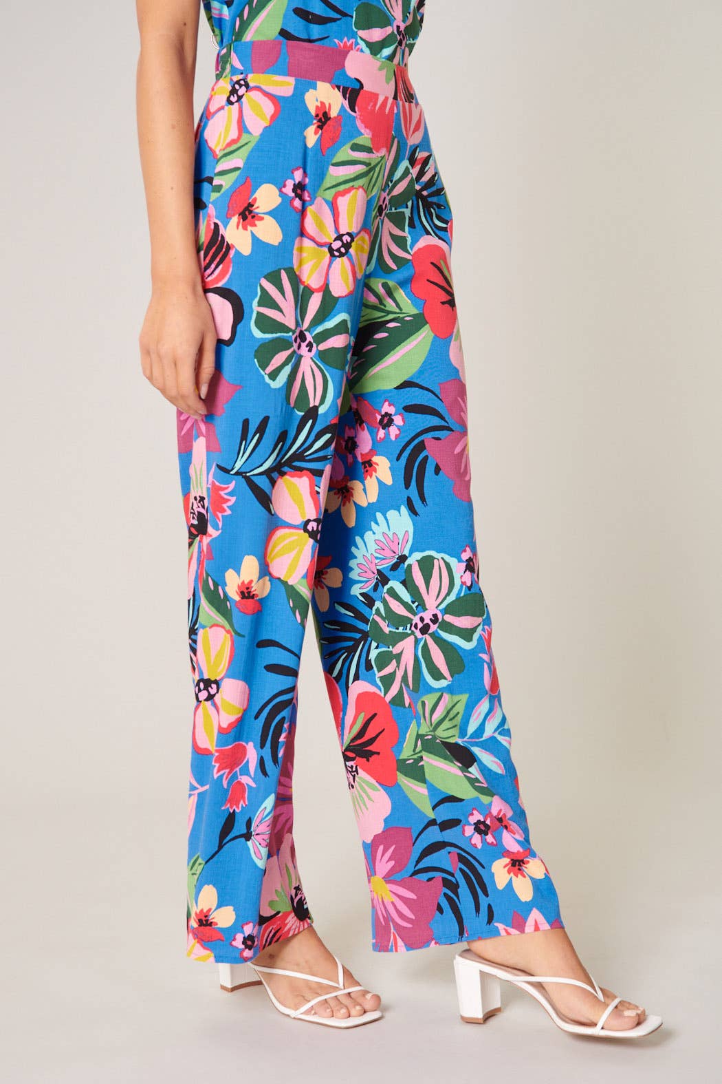 Inez Floral Wide Leg Pants