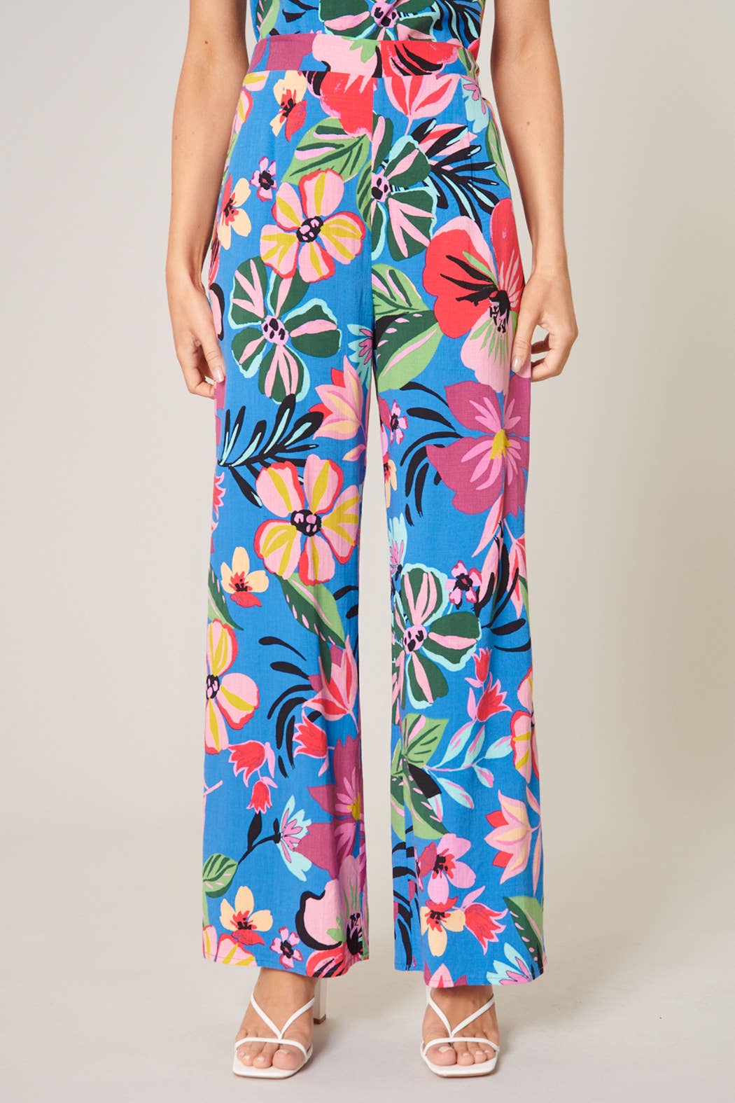 Inez Floral Wide Leg Pants