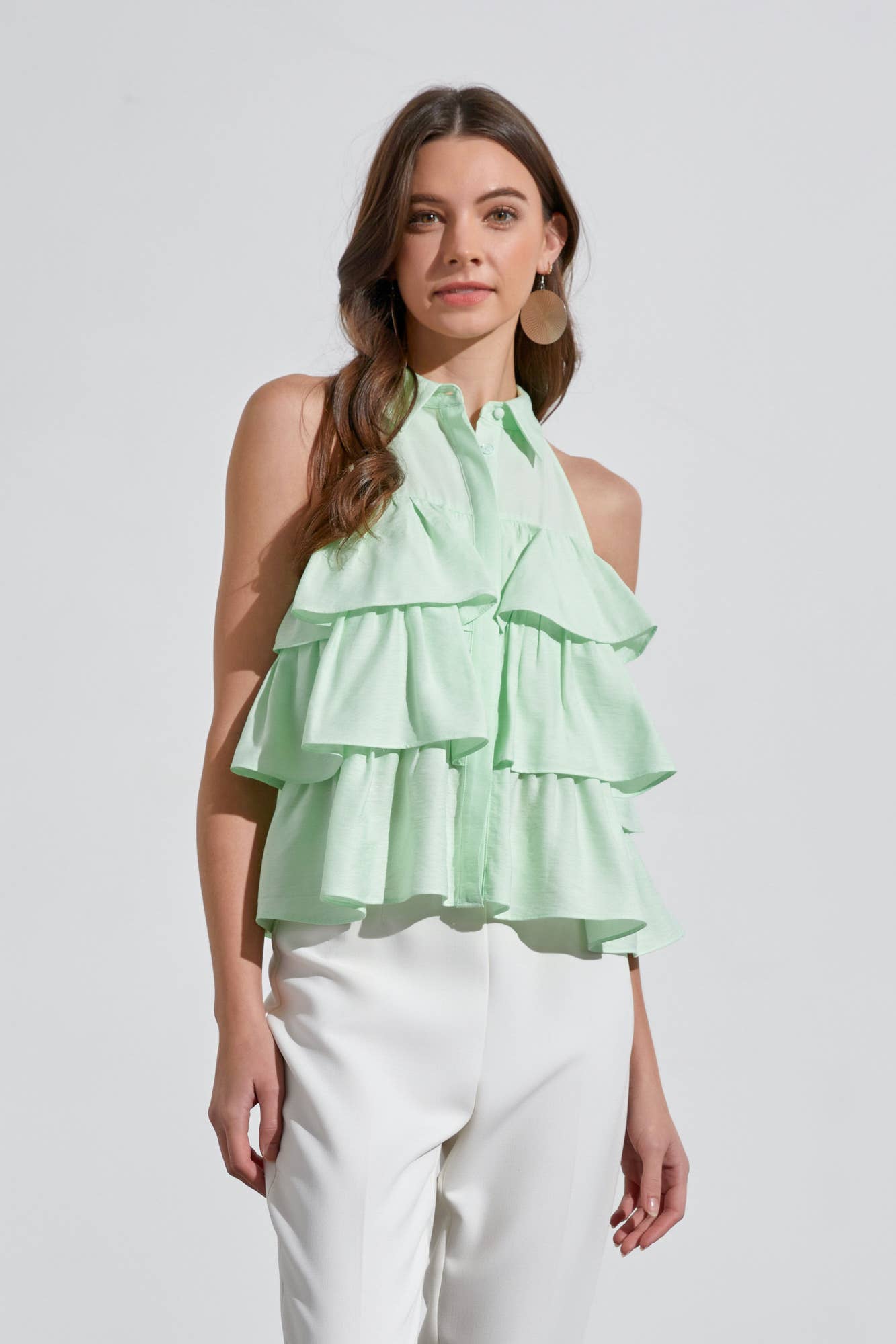 Mindy Ruffle Top