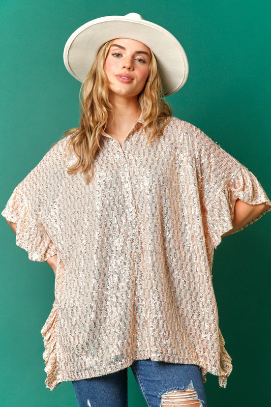 Pop the Bubbly Sequin Tunic