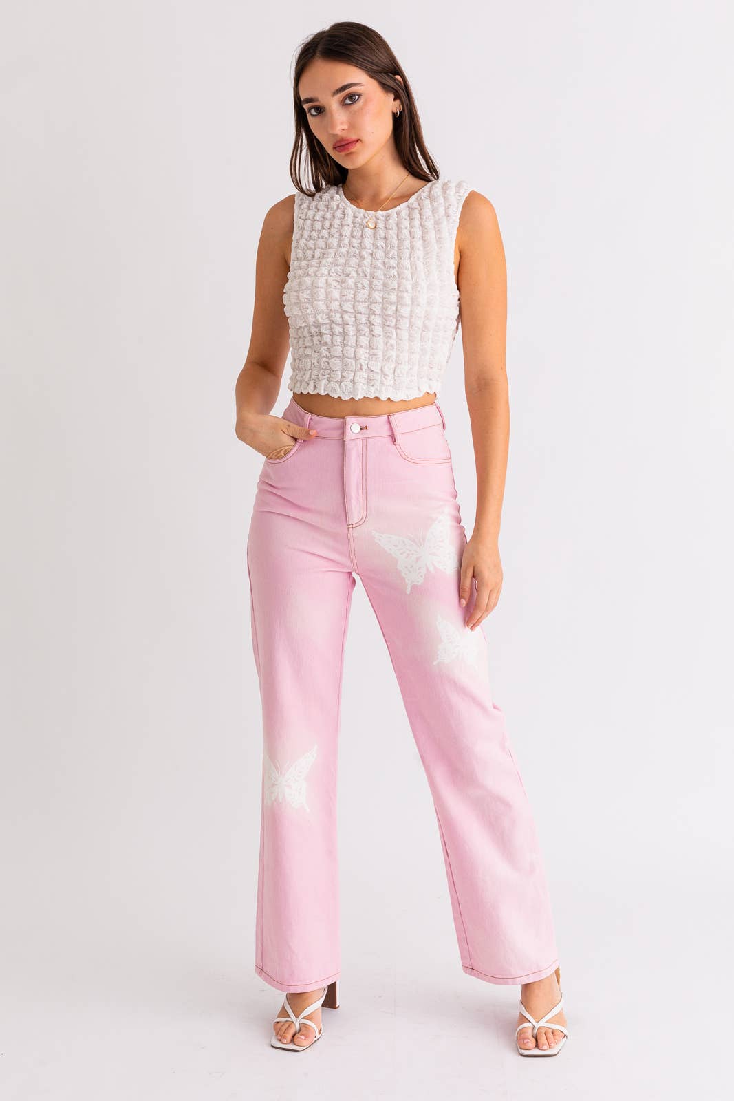 High Waist Butterfly Pant