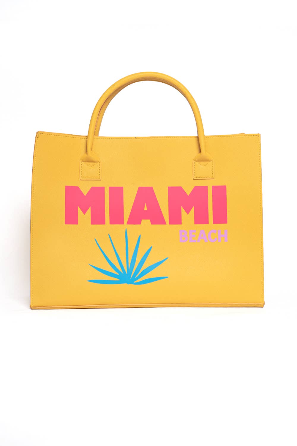 Miami Lemon Yellow Vegan Tote