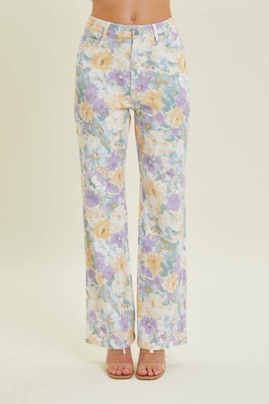 Jeanette Floral Jeans