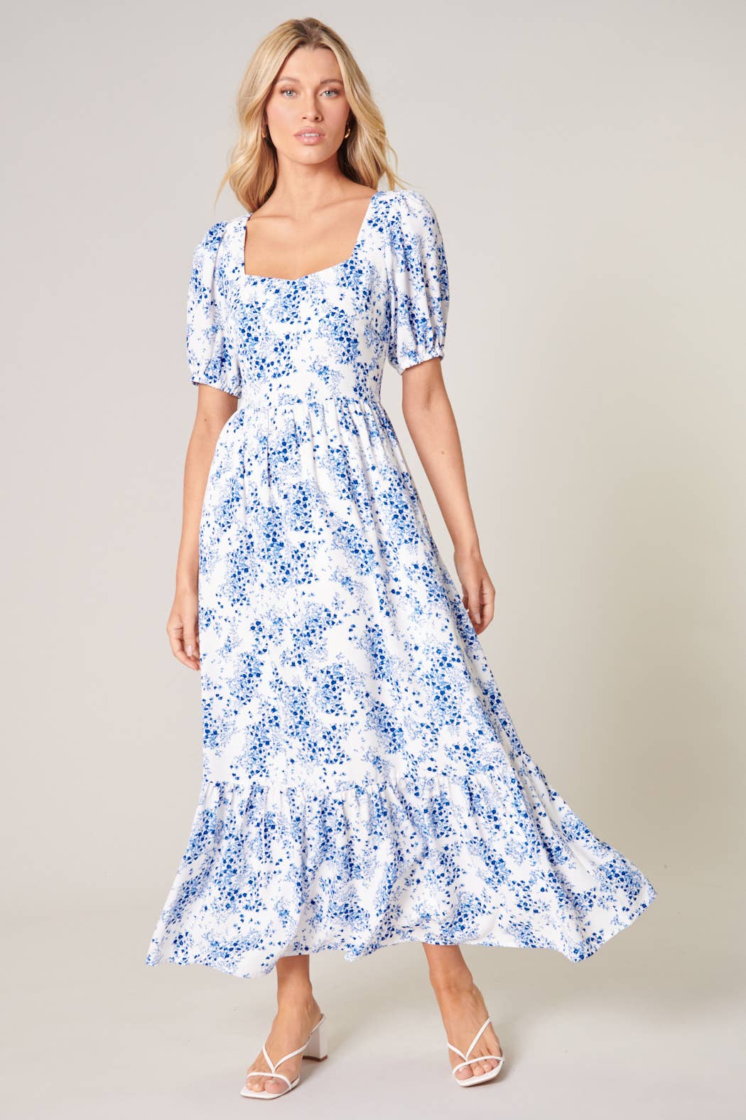 Lynette Sweetheart Maxi Dress