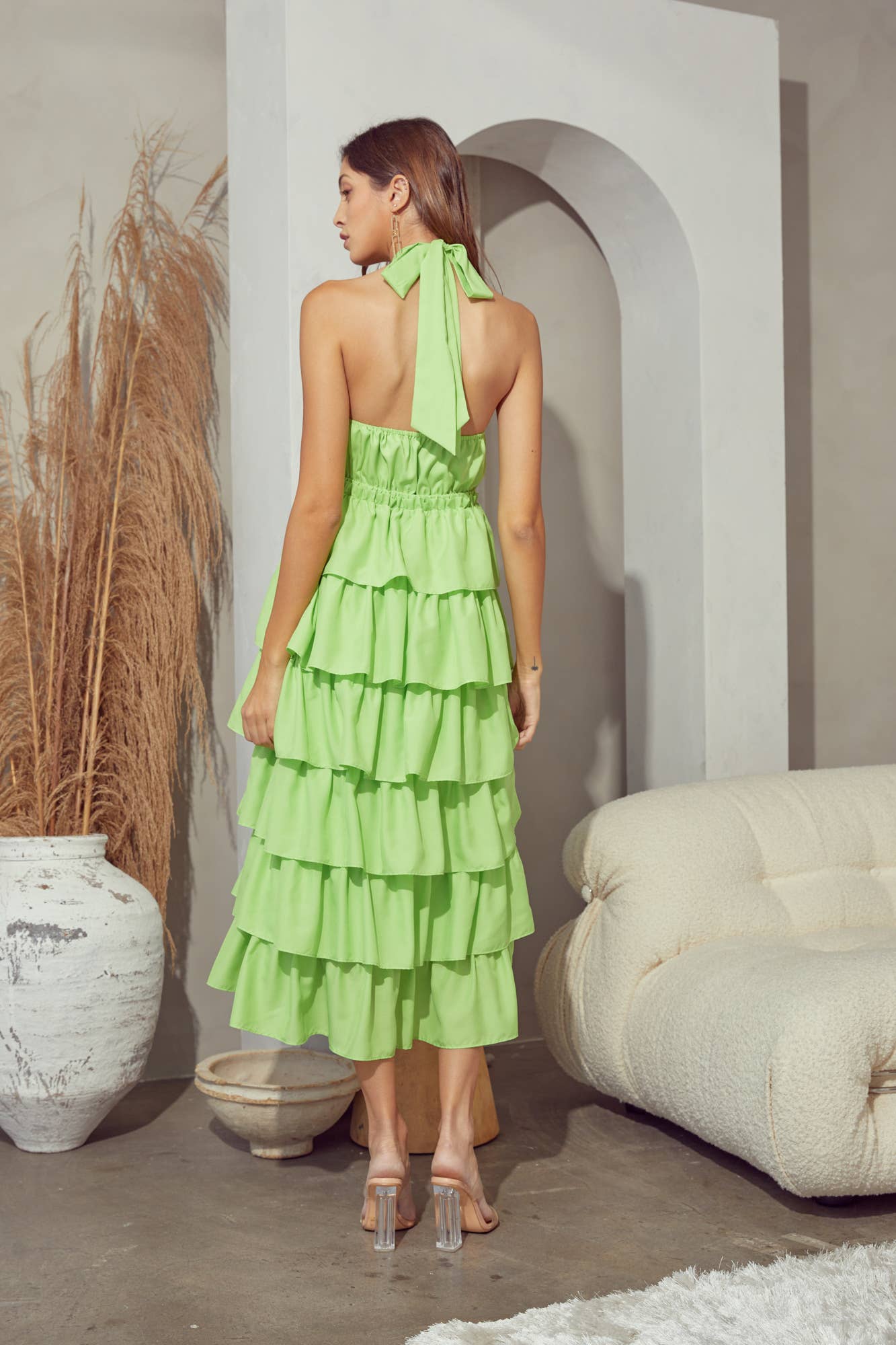 In the Limelight Maxi Dress