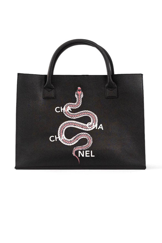 Cha Cha Cha Nel Vegan Tote - Boutique à la mode