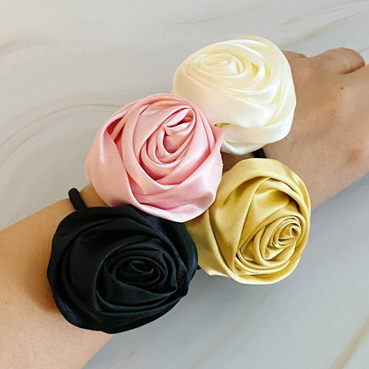 Set of 4 Rosette Hair Ties