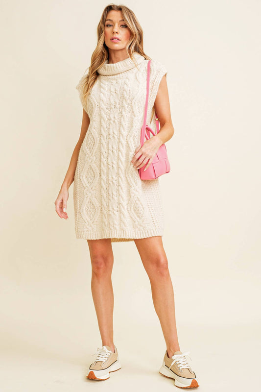 Quinn Sleeveless Sweater Dress