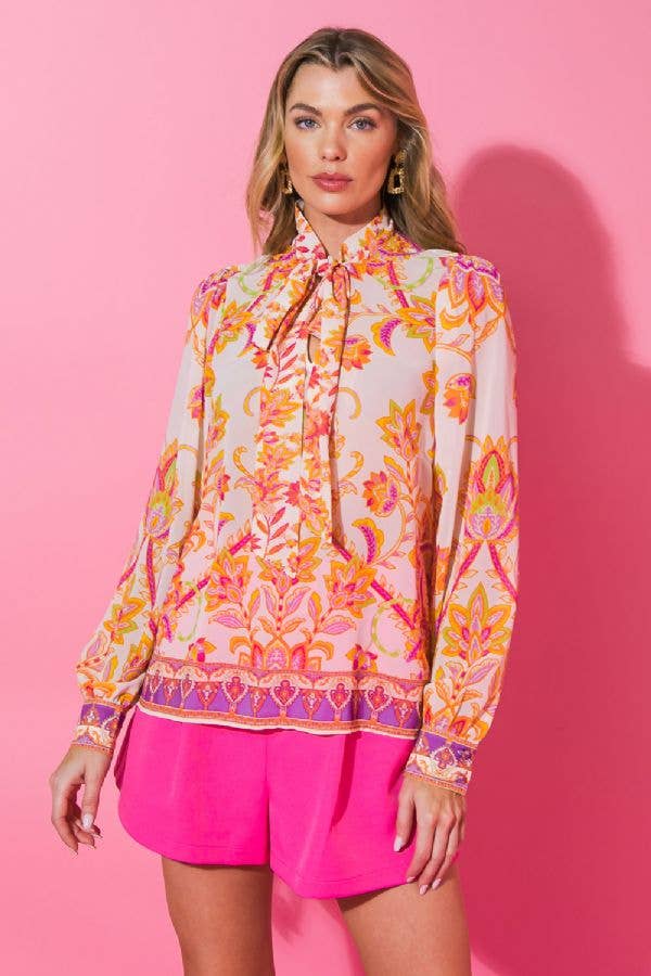 Floral Blouse - Boutique à la mode